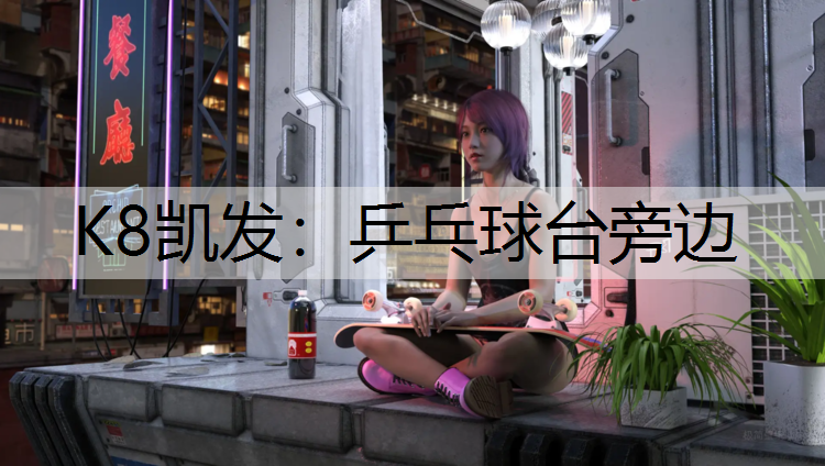 乒乓球台旁边